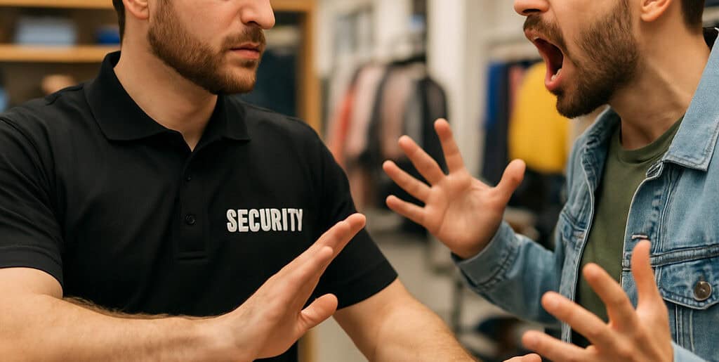 Conflict De-Escalation Techniques for Security Guards Using the Refusal Approach
